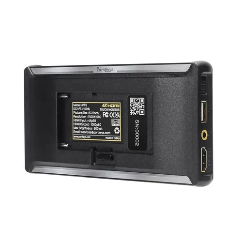 PortKeys PT6 5.2" 4K HDMI Touchscreen Monitor