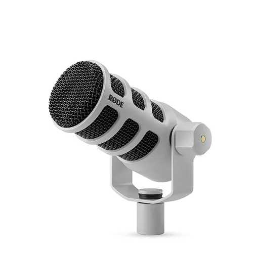 RODE PodMic USB Versatile Dynamic Broadcast Microphone - White
