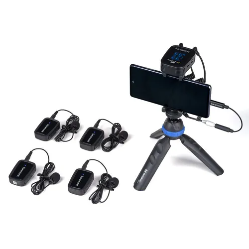 Saramonic Blink 500 ProX B8 4-Person Wireless Clip-On Mic System