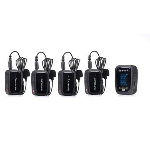 Saramonic Blink 500 ProX B8 4-Person Wireless Clip-On Mic System