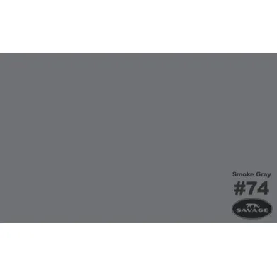 Savage Widetone Seamless Background Paper - #74 Smoke Gray - 53" x 12yd
