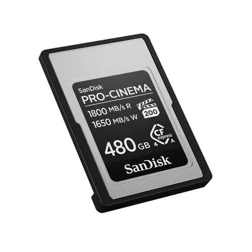 SanDisk 480GB PRO-CINEMA CFexpress Type A Card