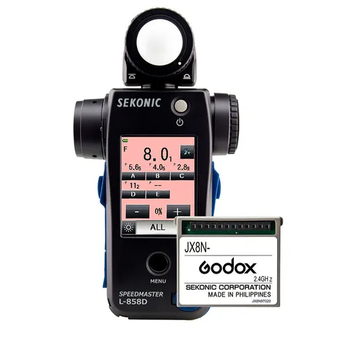Sekonic SpeedMaster L-858-U + RT-GX Transmitter Module Bundle Kit - Godox
