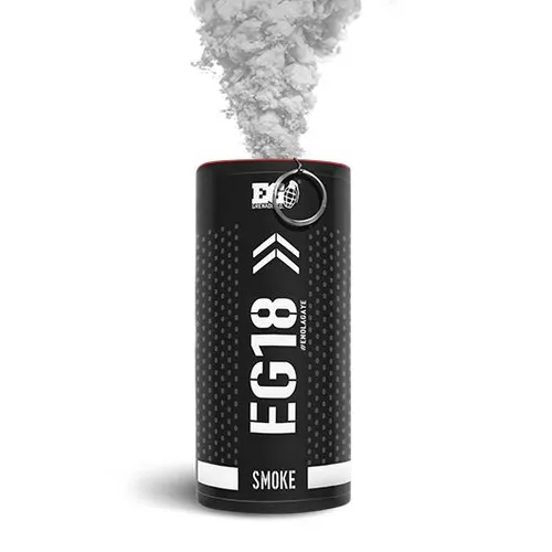 EG EG18 Wire Pull Smoke Grenade - White