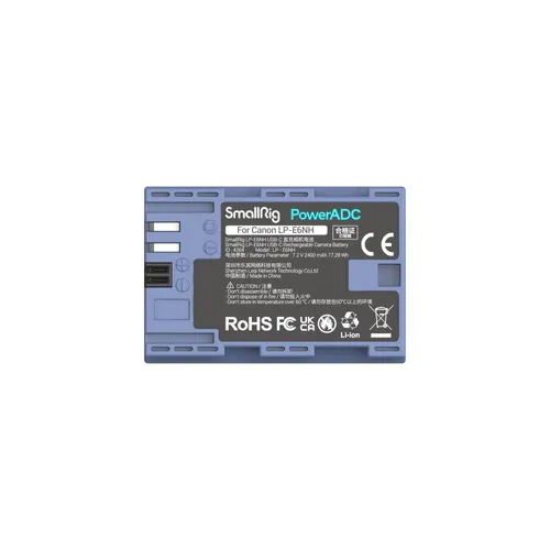 SmallRig LP-E6NH USB-C Rechargeable Camera Battery - Blue