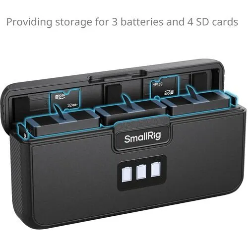 SmallRig Camera Battery Charger for GoPro 9/10/11/12