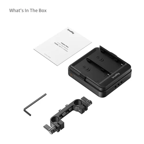 SmallRig Adapter Plate Kit for NP-F Type Batteries for 15mm LWS Rods