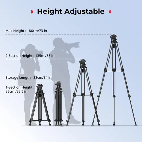 SmallRig AD14 Heavy-Duty Aluminum Alloy Tripod
