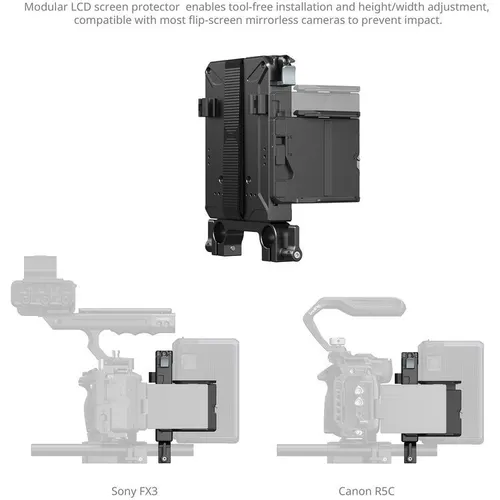 SmallRig V-Mount Battery Mount Plate Kit for 15mm LWS Rods