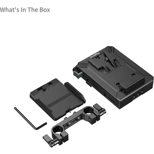 SmallRig V-Mount Battery Mount Plate Kit for 15mm LWS Rods