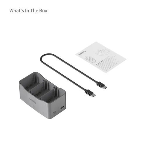 SmallRig 65W Battery Charger for DJI Mini 5 / 4 / 3 Pro