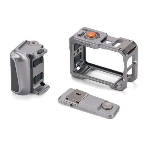 Tilta Camera Cage for DJI Osmo Action 6 Street Snap Kit - Titanium Gray