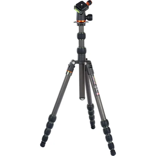 3 Legged Thing Punks Brian Carbon Fiber Travel Tripod w/ AirHed Neo - Black