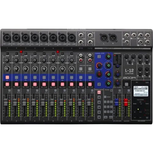 Zoom Livetrak L-12 Digital Mixer & Recorder