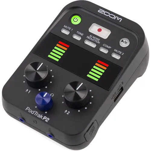 Zoom PodTrak P2 Podcast Recorder