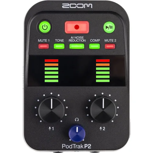 Zoom PodTrak P2 Podcast Recorder