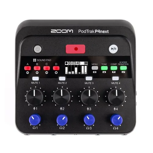 Zoom PodTrak P4next Podcast Recorder