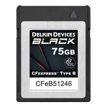 Delkin 75GB BLACK CFexpress Type B Memory Card