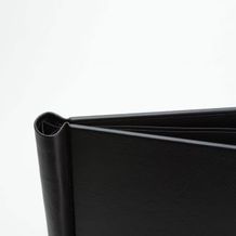 Fotospeed Spring Back Binder 8.3x11.7" 15mm Landscape - Leather Black