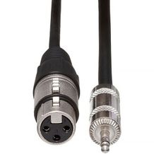 Hosa Camcorder Microphone Cable - Neutrik XLR3F to Hosa 3.5mm TRS, 1.5ft