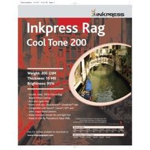 InkPress Rag Cool Tone, 200gsm, Double sided,24in. x 50ft. Roll