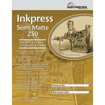 InkPress Semi Matte 250 36X100  Roll 250 GSM