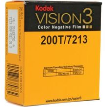 Kodak VISION3 200T Color Negative Film 7213 / SP464 / 50 ft Super 8 Cartridge