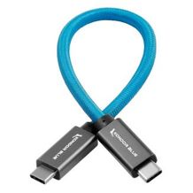 Kondor Blue 8.5" USB C to USB C High Speed Cable for SSD Recording - Kondor Blue