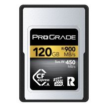 Open Box ProGrade Digital120GBCFexpress 2.0 VPG 200 Type A Gold Memory Card