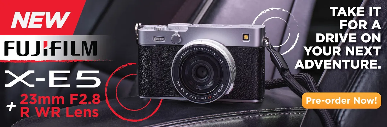 Fujifilm X-E5 & 23mm F2.8 R WR Lens