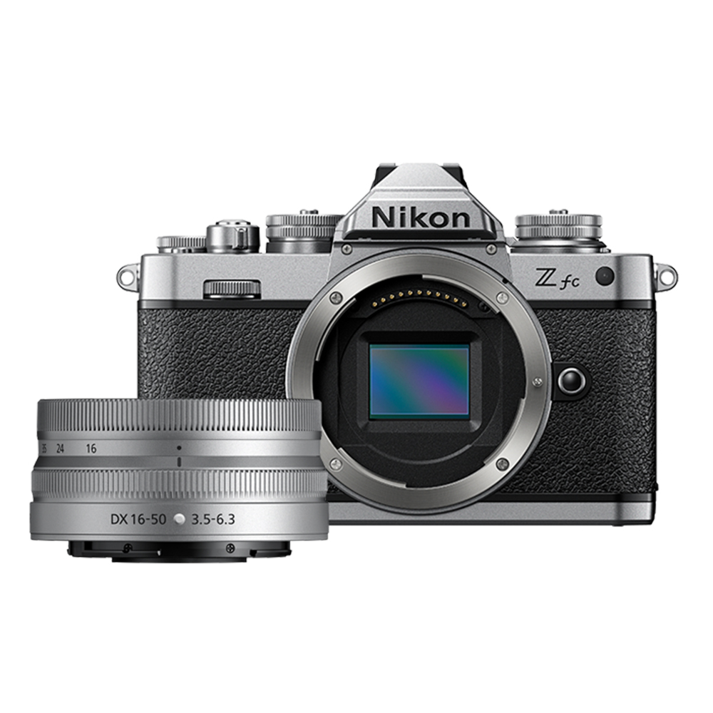 Nikon Z fc DX Format Mirrorless Digital Camera with 16-50mm Lens - Silver