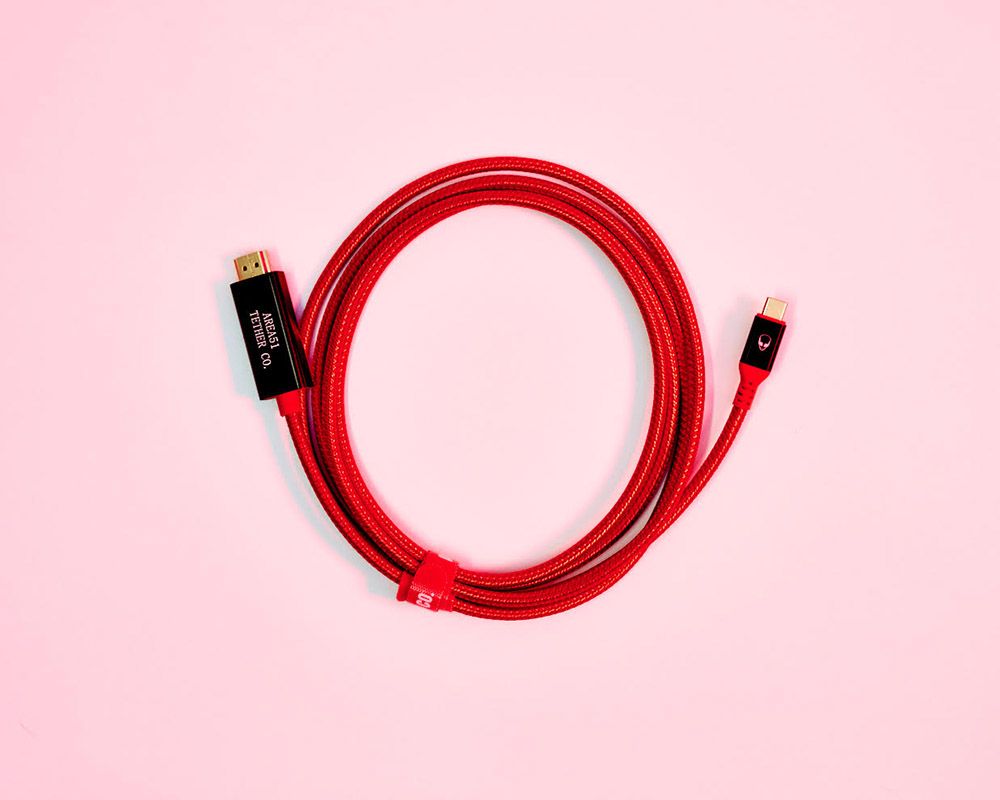 Open Area 51 Sorrento Pro+ 4k 60hz HDMI to USB-C 2.1m/7ft Monitor Cable