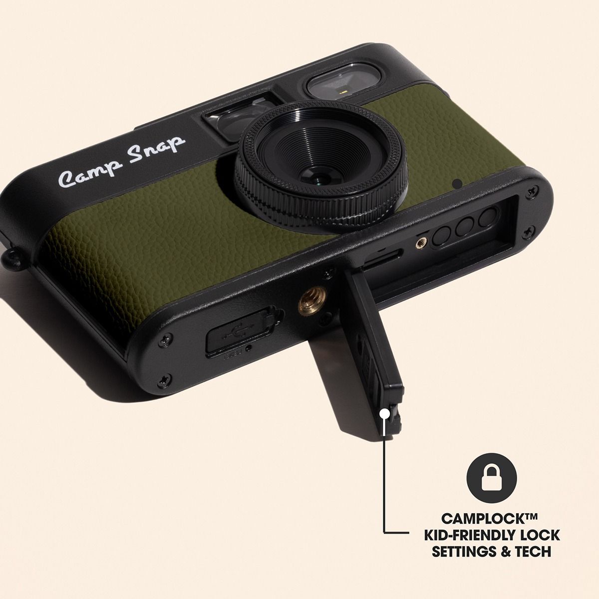 Camp Snap 2 Screenless Digital Camera - Forest Green