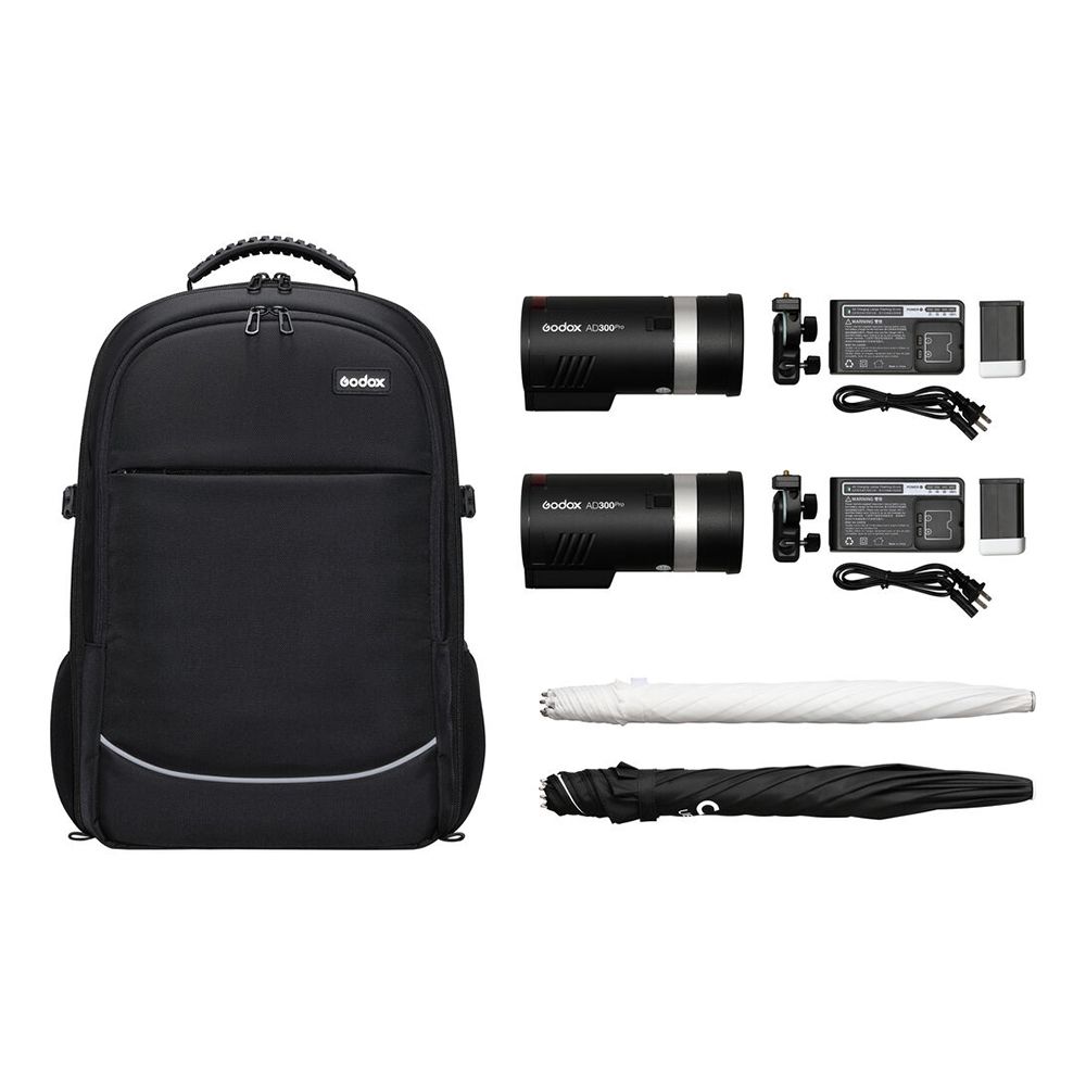 Godox AD300 Pro Dual Flash Backpack Kit Godox AD300 Pro Dual Flash Backpack Kit