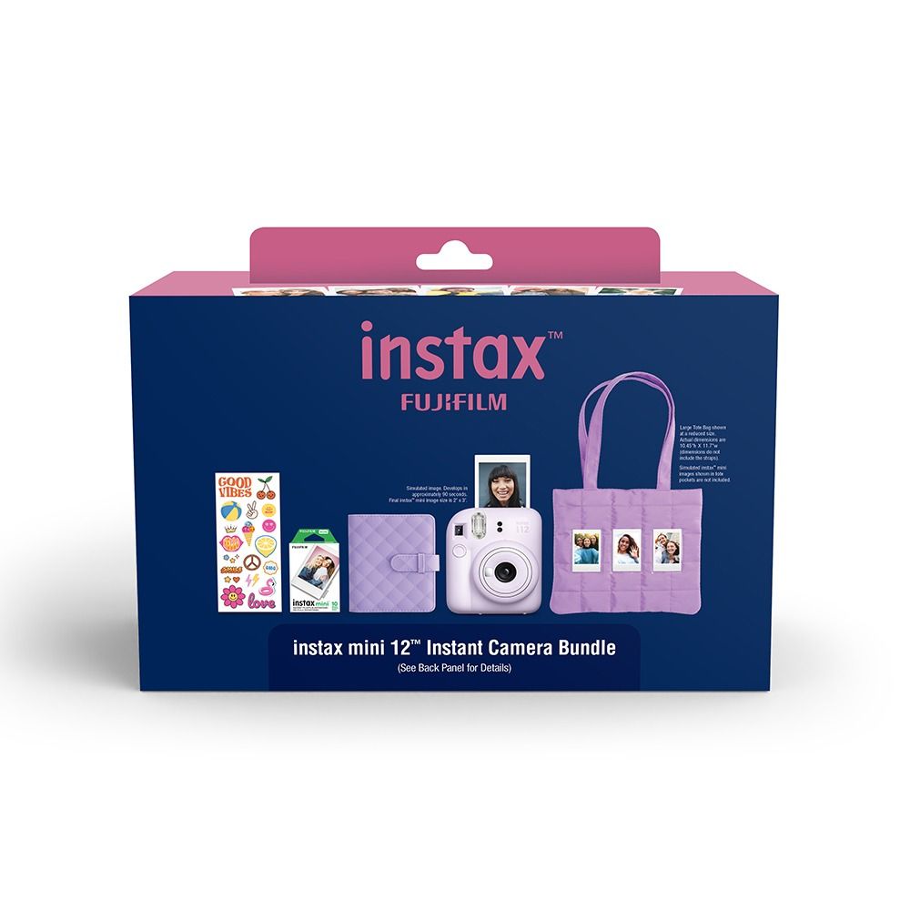 Fuji Instax Mini 12 Bundle - Lilac Purple