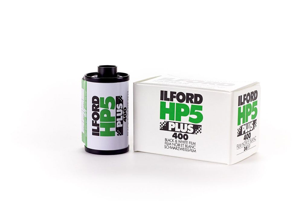 Ilford HP5 Plus Black & White Negative Film - 35mm Roll Film - 36 Exposure