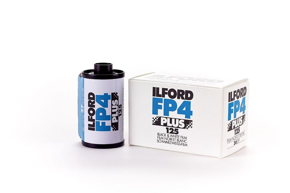 Ilford FP4 Plus Black & White Negative Film -35mm Roll Film - 36 Exposures