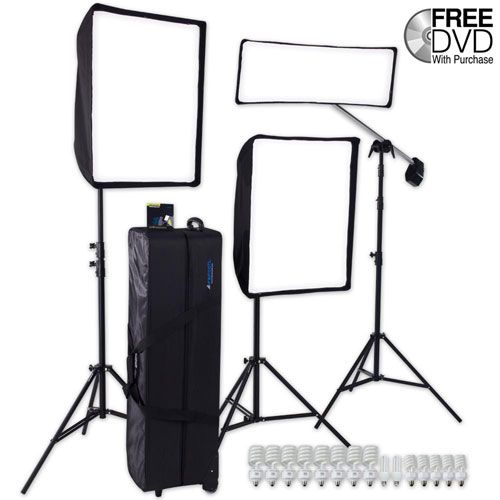 Midwest Photo Window Light 3 Light Kit Plus 2100 (120VAC)