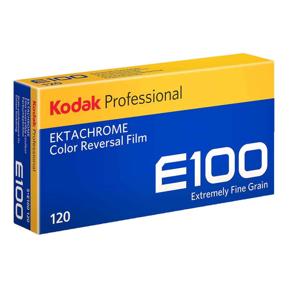 Kodak Ektachrome E100 Color Transparency Film - 120 Roll Film - 5 Pack