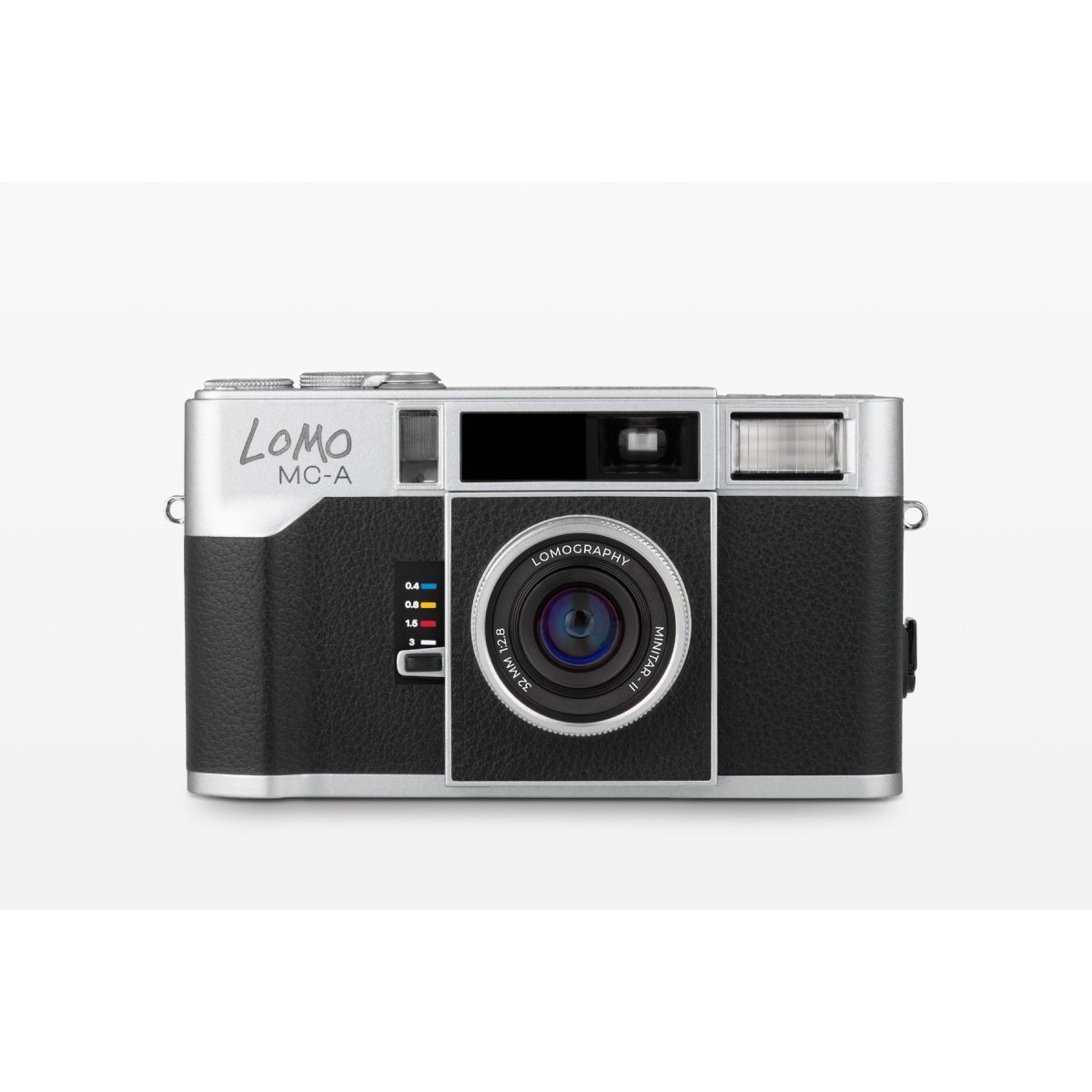 Lomo MC-A 35mm Film Camera - Silver