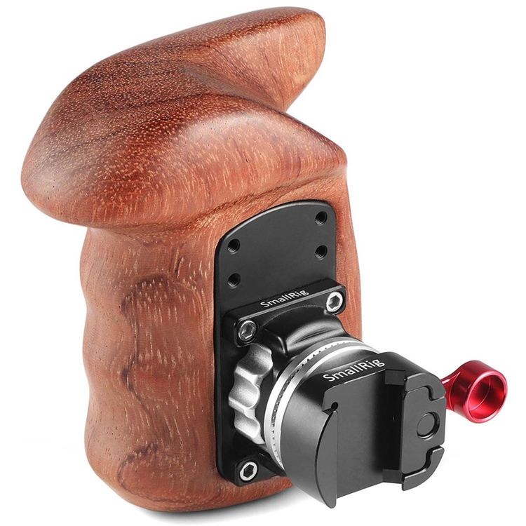 SmallRig Right Side Wooden Grip with NATO Mount