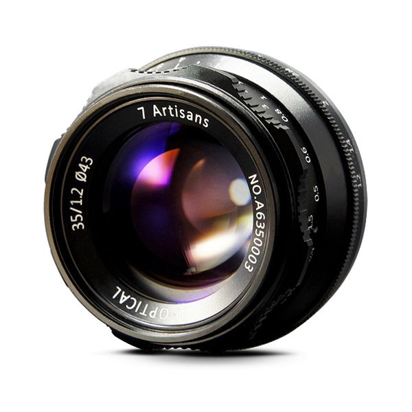7Artisans 35mm F1.2 Lens - Fujifilm X-Mount - Black