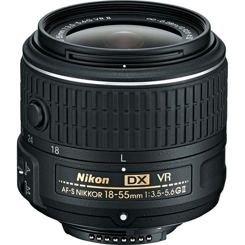 Nikon AF-S DX Nikkor 18-55mm f/3.5-5.6 G II VR Autofocus APS-C Lens