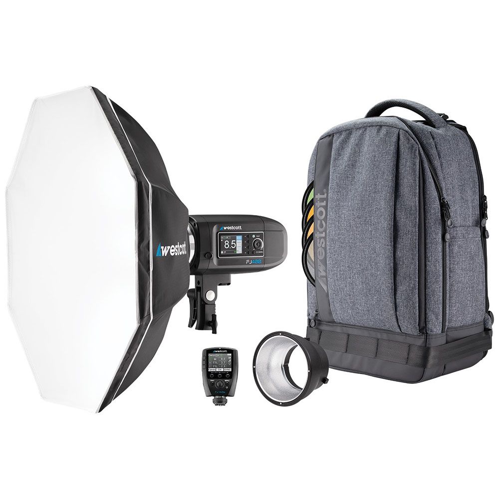 Westcott FJ400 Strobe 1-Light Backpack Kit with FJ-X2m and Rapid
