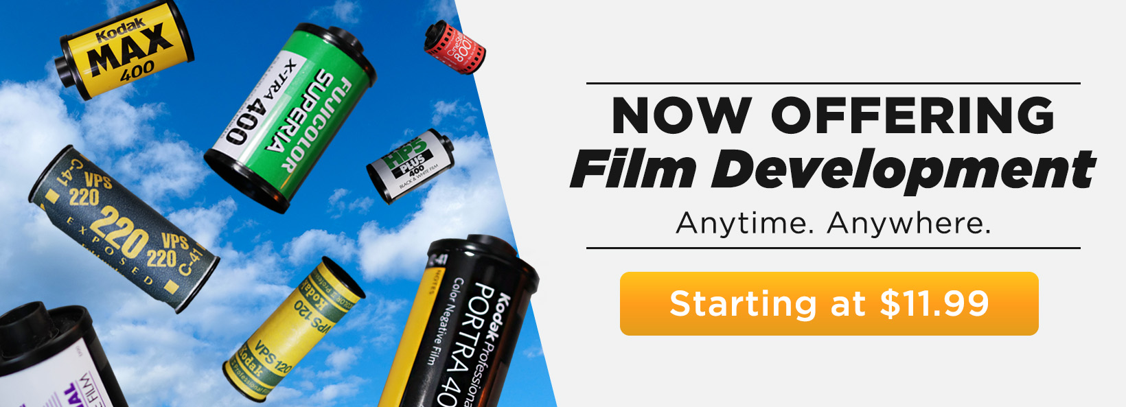 Nation-Wide Film Development Now Available
