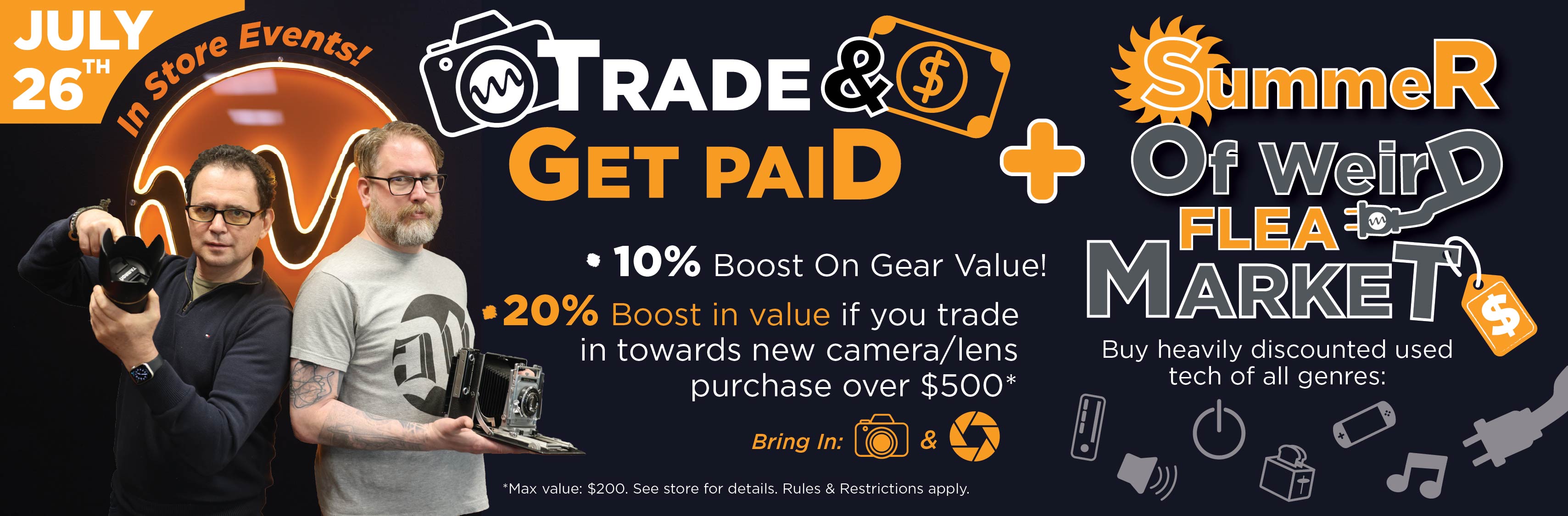 Trade & Get Paid & Summer Of Weird Flea Market