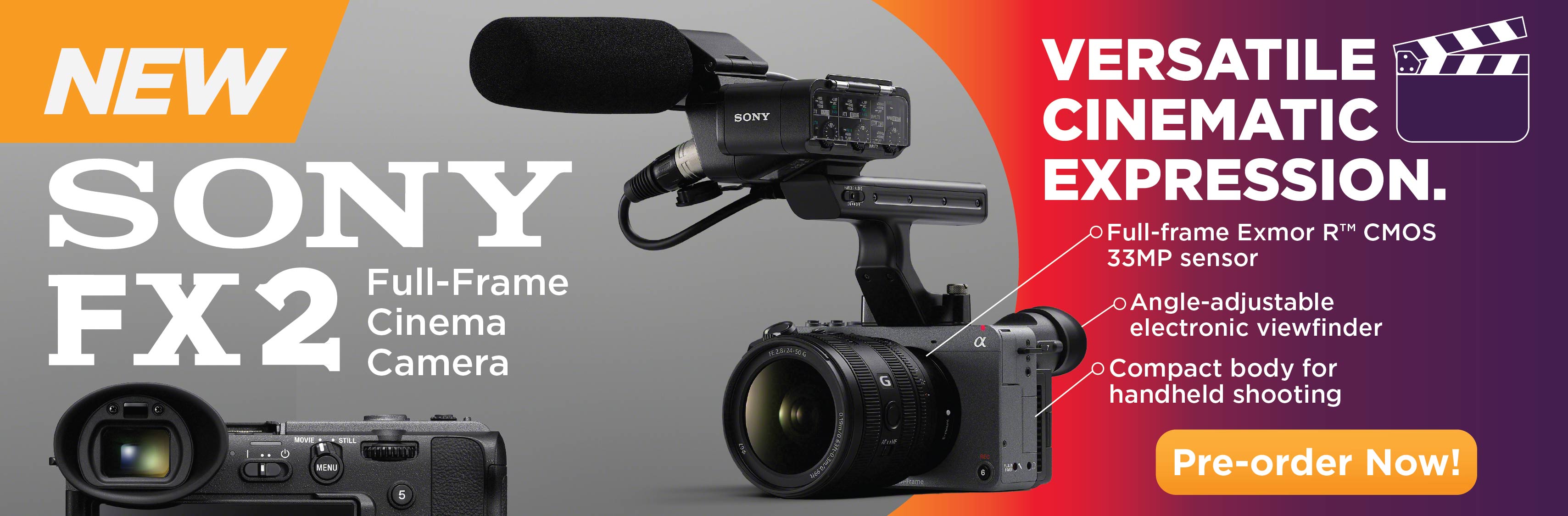 Sony FX2 Full-Frame Cinema Camera