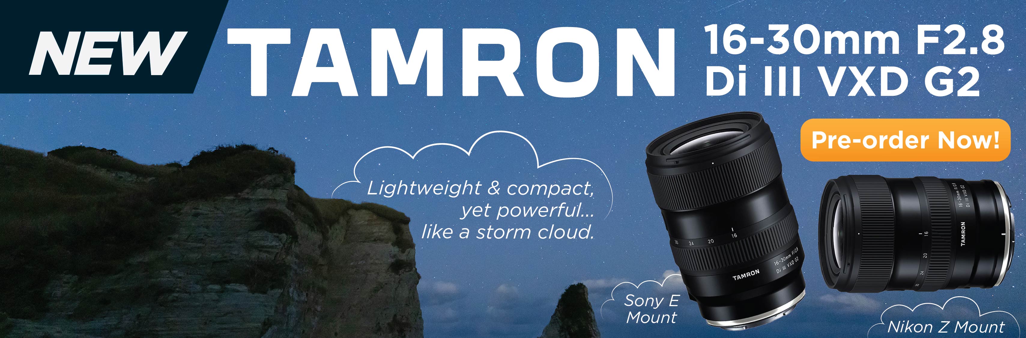 Tamron 16-30mm F2.8 Di III VXD G2 Lens