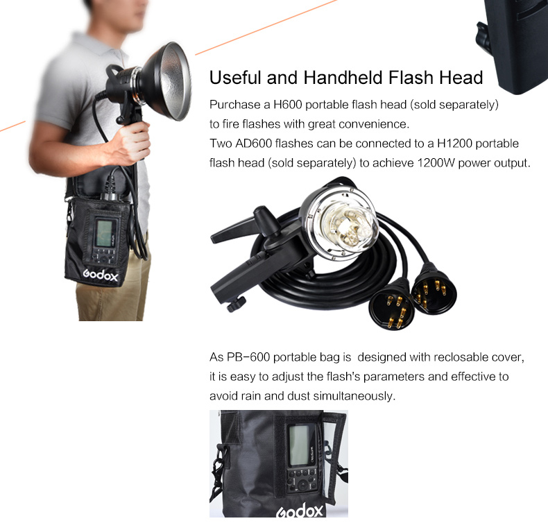 Open Box Godox AD600B Wistro TTL All-In-One Outdoor Flash