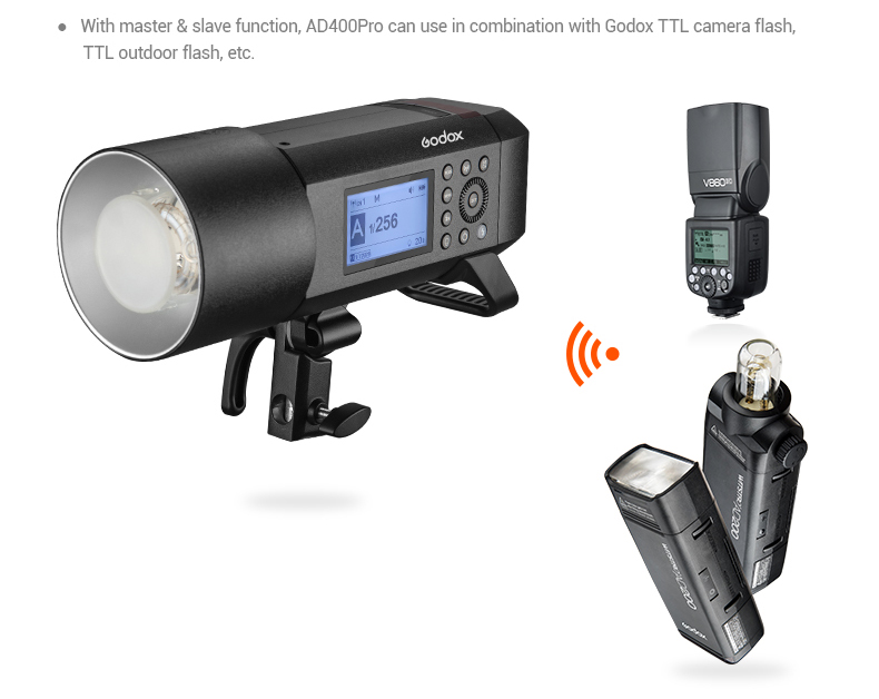 Godox AD400 Pro Witstro All-In-One Outdoor Flash Godox AD400 Pro Witstro All-In-One Outdoor Flash